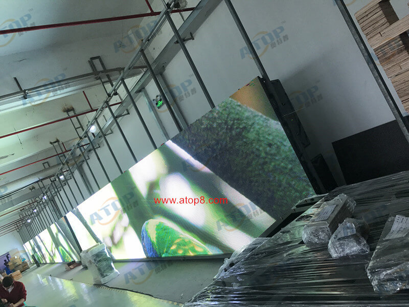 سعر المصنع في الهواء الطلق الخدمة المزدوجة 960x960mm توفير الطاقة شاشة عرض LED مزود فوق
